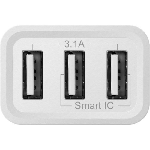 Мережевий зарядний пристрій Defender UPA-31 3xUSB 37W 3.1A білий