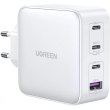 Мережевий зарядний пристрій Ugreen CD226 4xUSB 100W (3хUSB-C+USB-A) Gan білий