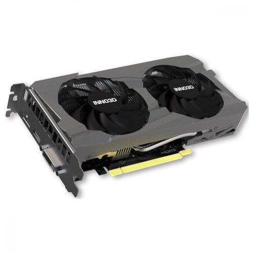 Відеокарта INNO3D GeForce RTX 3050 Twin X2 OC 8GB GDDR6 (128bit) (1792/14000) (HDMI, DisplayPort, DVI-D) (N30502-08D6X-1711VA41)