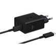 Мережевий зарядний пристрiй Samsung EP-T5020XBEGEU Duo 50W (w C to C Cable) Black