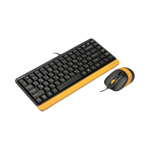 Комплект дротовий (клавіатура+мишка) A4Tech F1110 Bumblebee