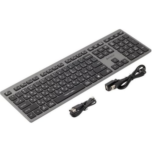 Клавіатура бездротова A4Tech FBX50C Grey
