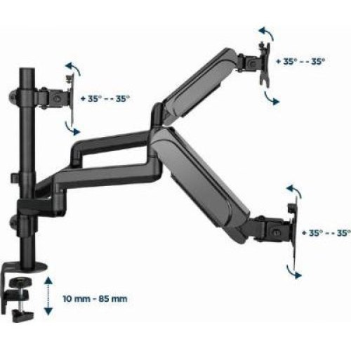 Кронштейн для 3 моніторів Gembird MA-DA3-01