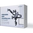 Кронштейн для 3 моніторів Gembird MA-DA3-01