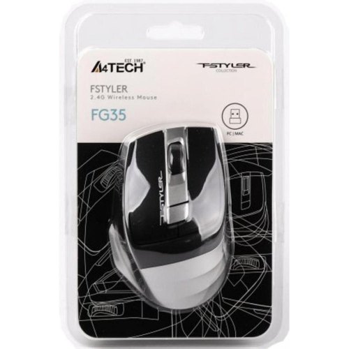 Миша бездротова A4Tech FG35 Grey