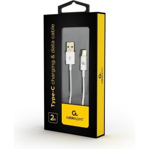 Кабель Cablexpert CC-USB2P-AMCM-2M-W, 2 м, White