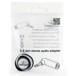 Адаптер аудіо Cablexpert A-3.5M-3.5FL