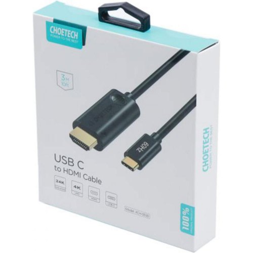 Кабель Choetech XCH-0030BK, 3 м, Black