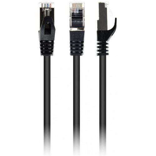 Патч корд Cablexpert PP6A-LSZHCU-BK-1M
