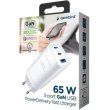 Мережевий зарядний пристрій Gembird TA-UC-PDQC65-01-W
