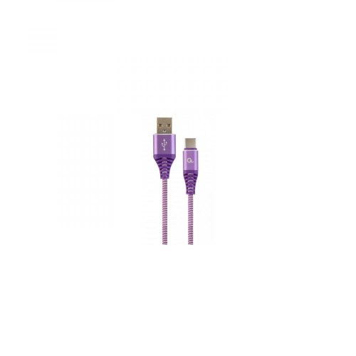 Кабель Cablexpert CC-USB2B-AMCM-1M-PW, 1 м, Violet