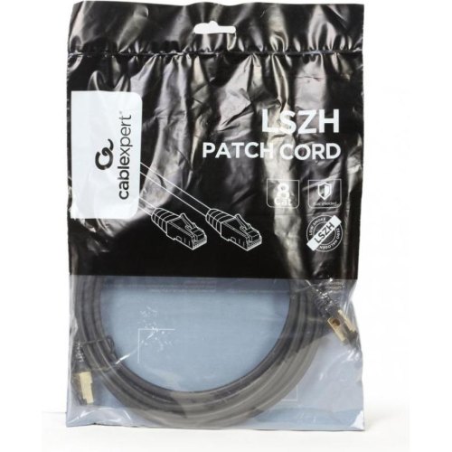 Патч корд Cablexpert PP8-LSZHCU-BK-3M