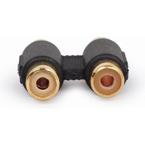 Подвійний аудіо з'єднувач Cablexpert A-2RCAFF-01