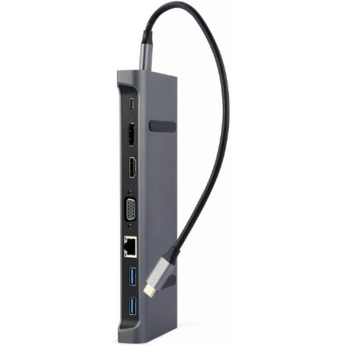 Док станція USB-C Cablexpert A-CM-COMBO9-02