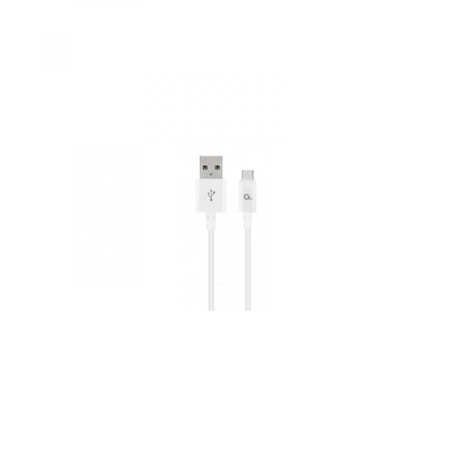 Кабель Cablexpert CC-USB2P-AMCM-1M-W, 1 м, White