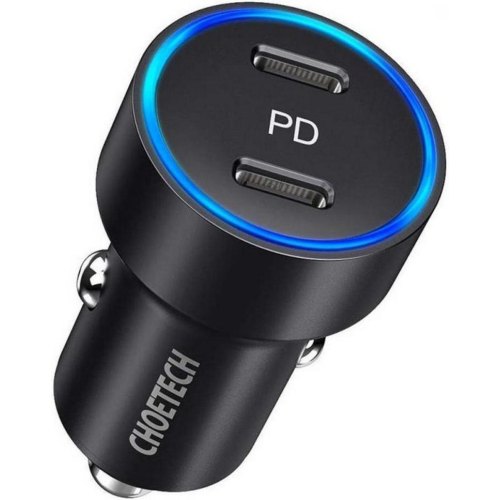 Автомобільний зарядний пристрій Choetech C0054-BK