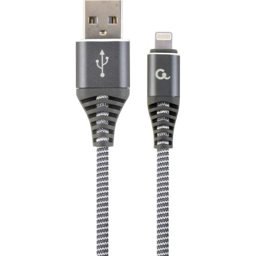 Кабель Cablexpert CC-USB2B-AMLM-2M-WB2, 2 м, Gray