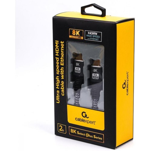 Кабель у блістері HDMI Cablexpert, 2 м, Gray (CCB-HDMI8K-2M)
