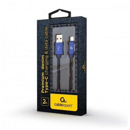 Кабель Cablexpert CC-USB2J-AMCM-2M-BL, 2 м, Blue