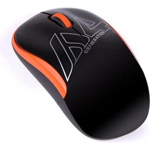 Миша бездротова A4Tech G3-300N Black+Orange