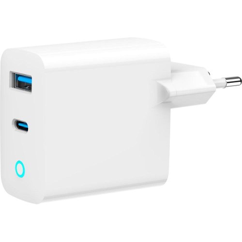 Мережевий зарядний пристрій Gembird TA-UC-PDQC65L-W-01