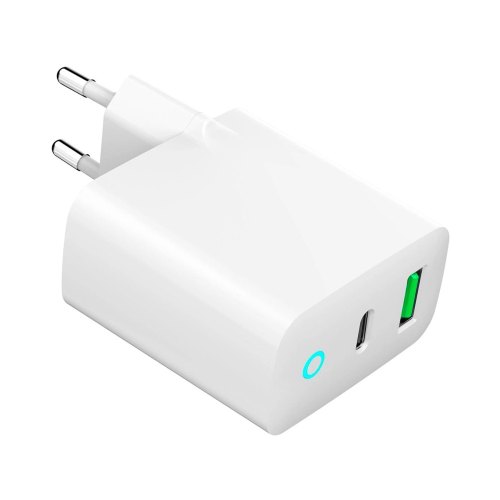 Мережевий зарядний пристрій Gembird TA-UC-PDQC20L-W-01