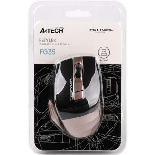 Миша бездротова A4Tech FG35 Bronze