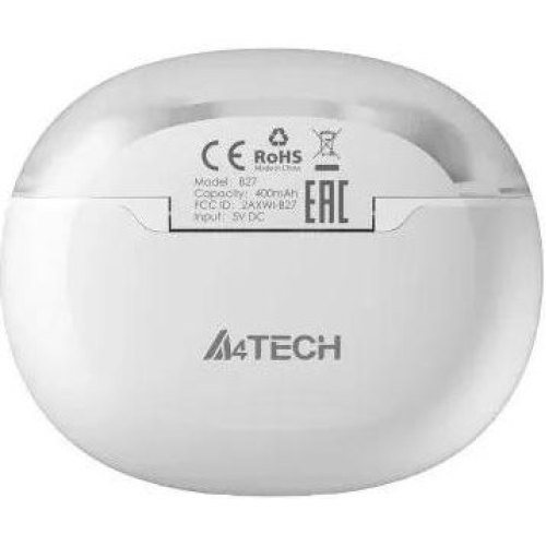 Гарнітура бездротова A4Tech B27 Grayish White