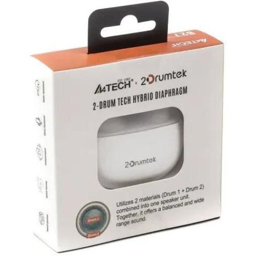 Гарнітура бездротова A4Tech B27 Grayish White