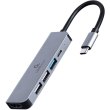 Док станція USB-C Cablexpert A-CM-COMBO5-03