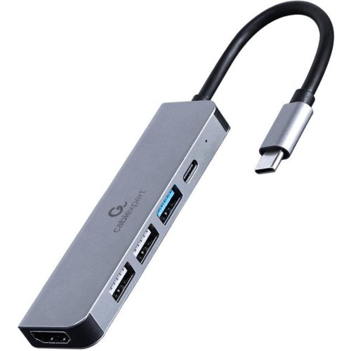 Док станція USB-C Cablexpert A-CM-COMBO5-03