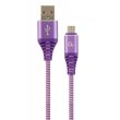 Кабель Cablexpert CC-USB2B-AMmBM-1M-PW, 1 м,  Purple