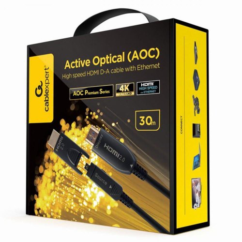 Кабель оптичний Cablexpert, 30 м, Black (CCBP-HDMID-AOC-30M)