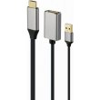 Адаптер-перехідник Cablexpert, HDMI, 0.1 м, Silver (A-HDMIM-DPF-02)