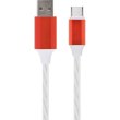 Кабель Cablexpert CC-USB-CMLED-1M, 1 м, White