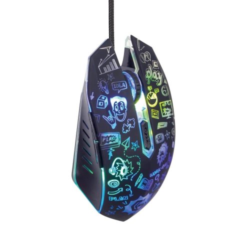 Миша дротова Gembird MUS-6B-GRAFIX-01