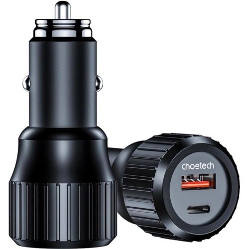 Автомобільний зарядний пристрій Choetech TC0010-BK