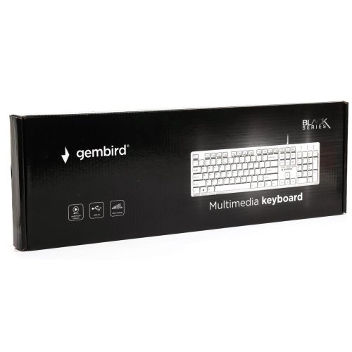 Клавіатура дротова Gembird KB-MCH-03-W-UA