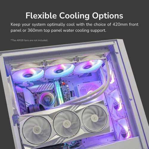 Корпус без БЖ Cougar UNIFACE White