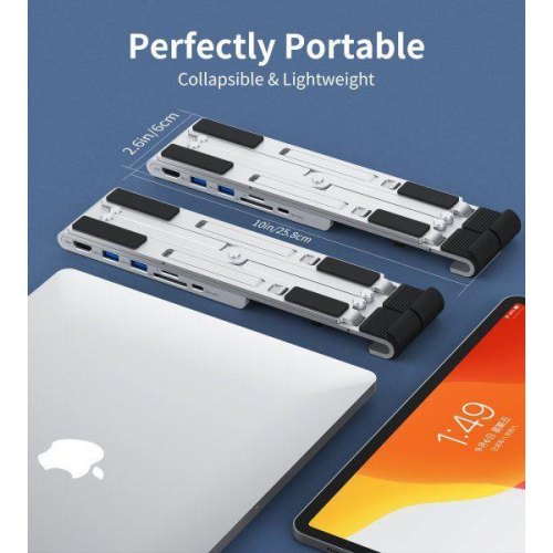 Док станція USB-C Choetech HUB-M43-SL