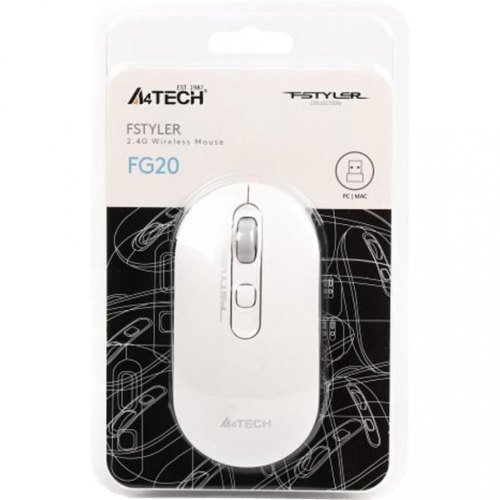 Миша бездротова A4Tech FG20 White