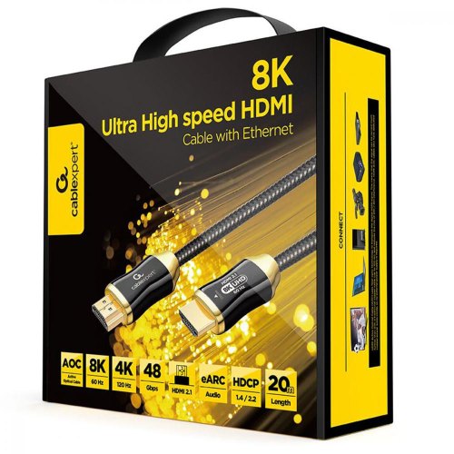 Кабель оптичний Cablexpert, 20 м, Black (CCBP-HDMI8K-AOC-20M)