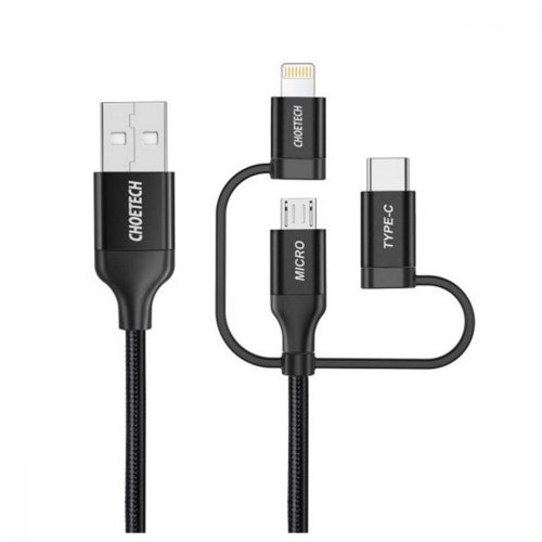 Кабель Choetech IP0030-BK, 1.2 м, Black