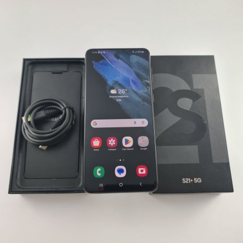 Смартфон Samsung Galaxy S21 Plus (G996B) 128Gb Phantom Black (SM-G996BZKDSEK) USED **