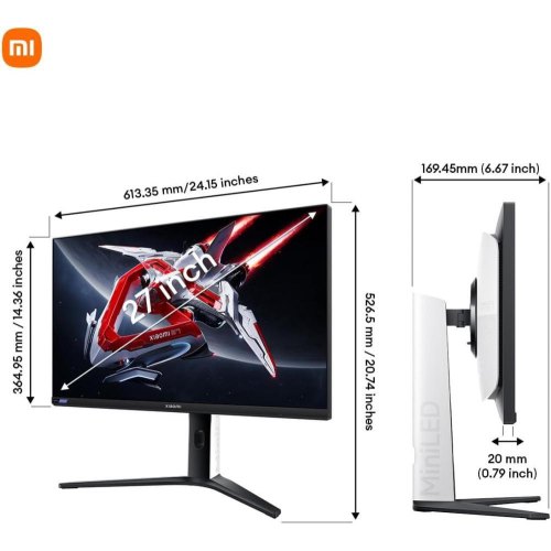 Монітор ігровий 27 Xiaomi Gaming Monitor G Pro 27i (ELA5585EU)