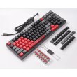 Механічна клавіатура A4Tech Bloody S98, червоні світчі, RGB підсвічування клавіш, USB, чорно-червоний