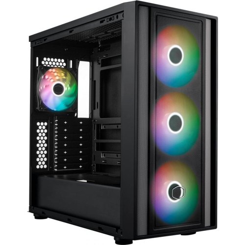 Корпус без БЖ, Cooler Master MasterBox 600 Tempered Glass (MB600-KGNN-S00) Black