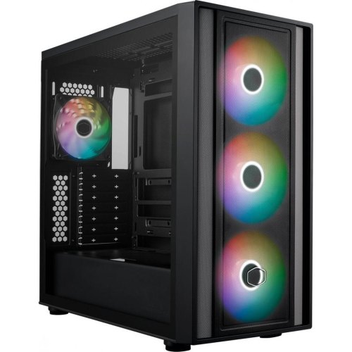 Корпус без БЖ, Cooler Master MasterBox 600 Tempered Glass (MB600-KGNN-S00) Black