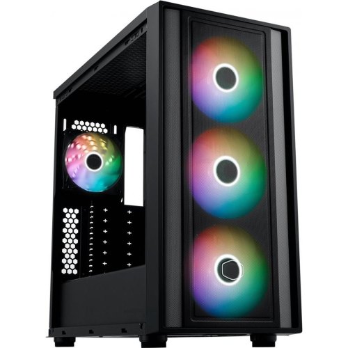 Корпус без БЖ, Cooler Master MasterBox 600 Tempered Glass (MB600-KGNN-S00) Black