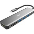 Док-станція Silicon Power SU20 7in1 HDMI USB-C PD 60W (SPU3C07DOCSU200G)